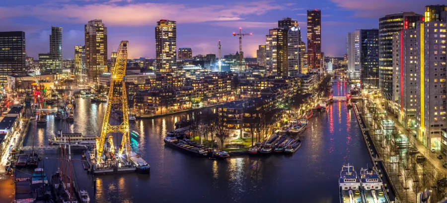 bruisende nachtleven Rotterdam
