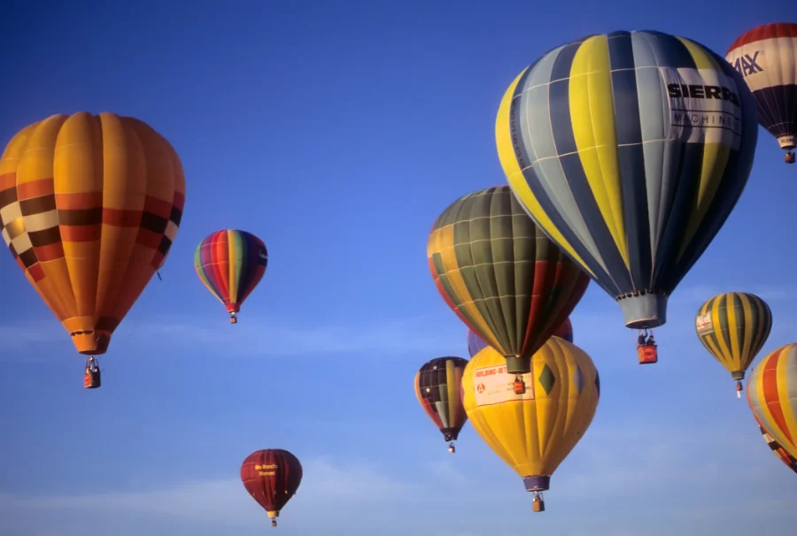 luchtballonvaart in Twente