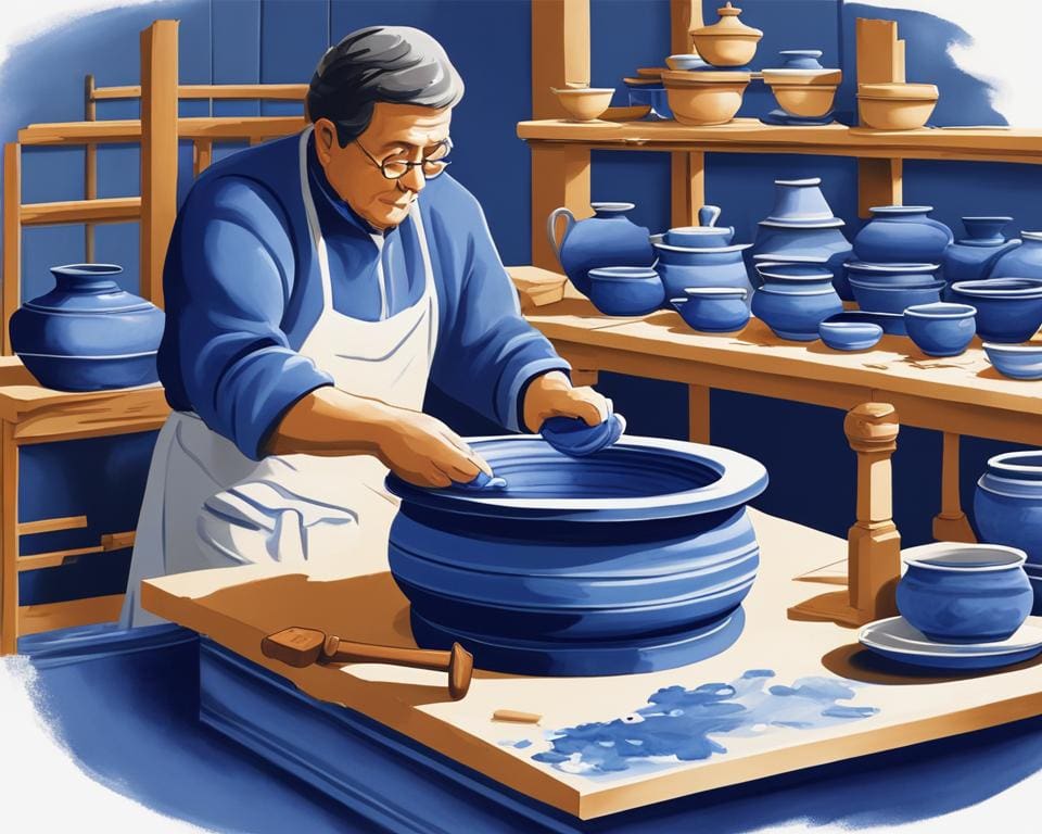 Blauw-wit Delfts aardewerk