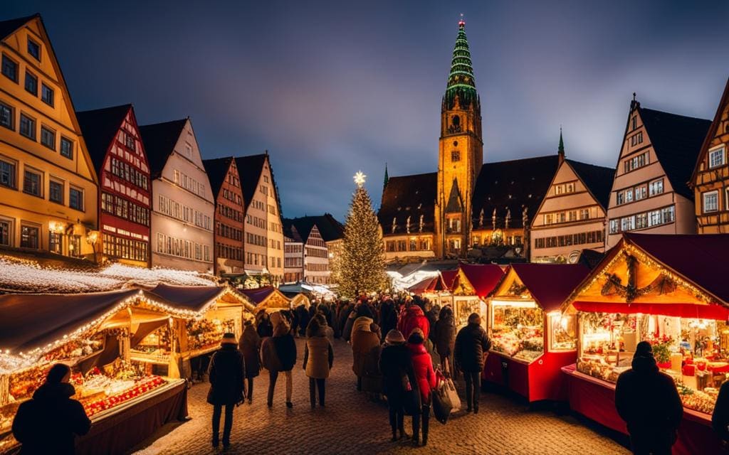 Kerstmarkt in Duitsland