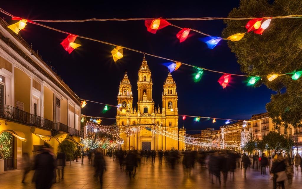 Mooiste kerstverlichting in Malaga stad