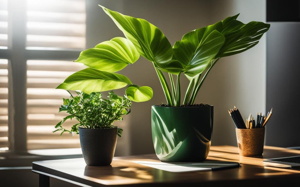 groene planten voor productiviteit