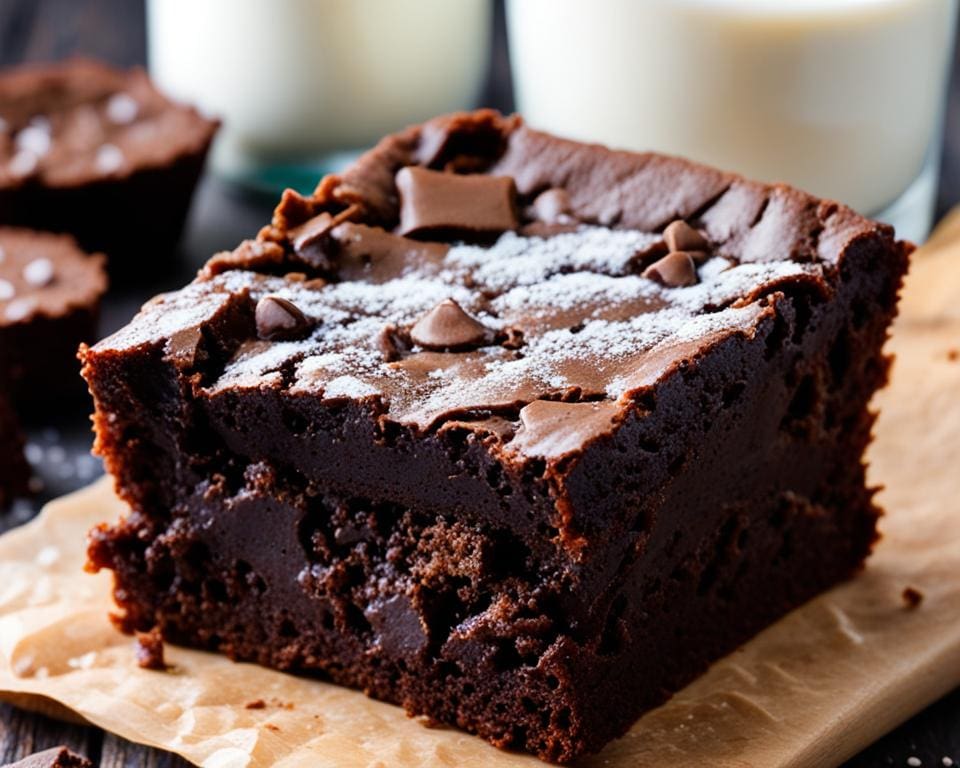 zelfgemaakte brownies