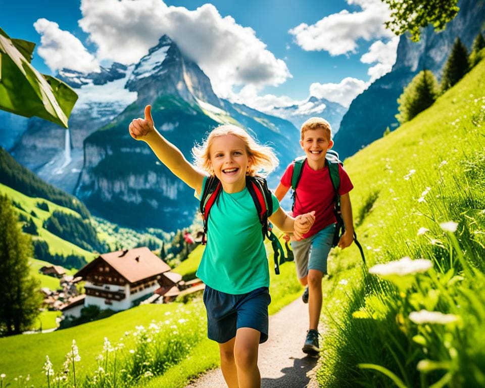 op vakantie naar Lauterbrunnen