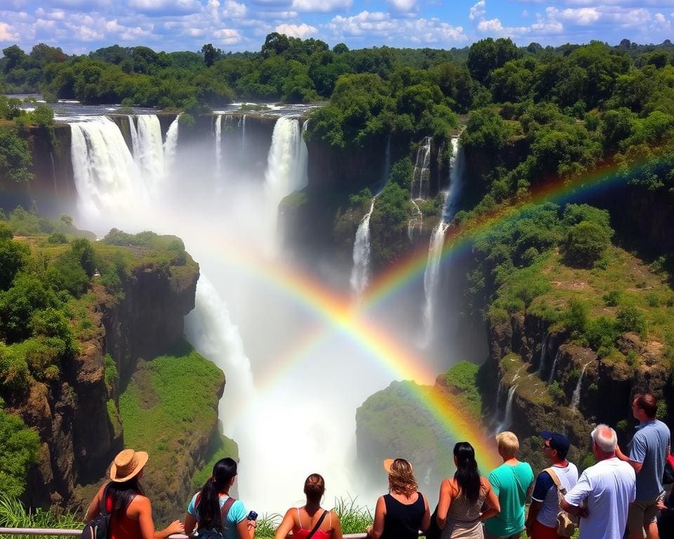 Bewonder de iconische watervallen van Iguazú