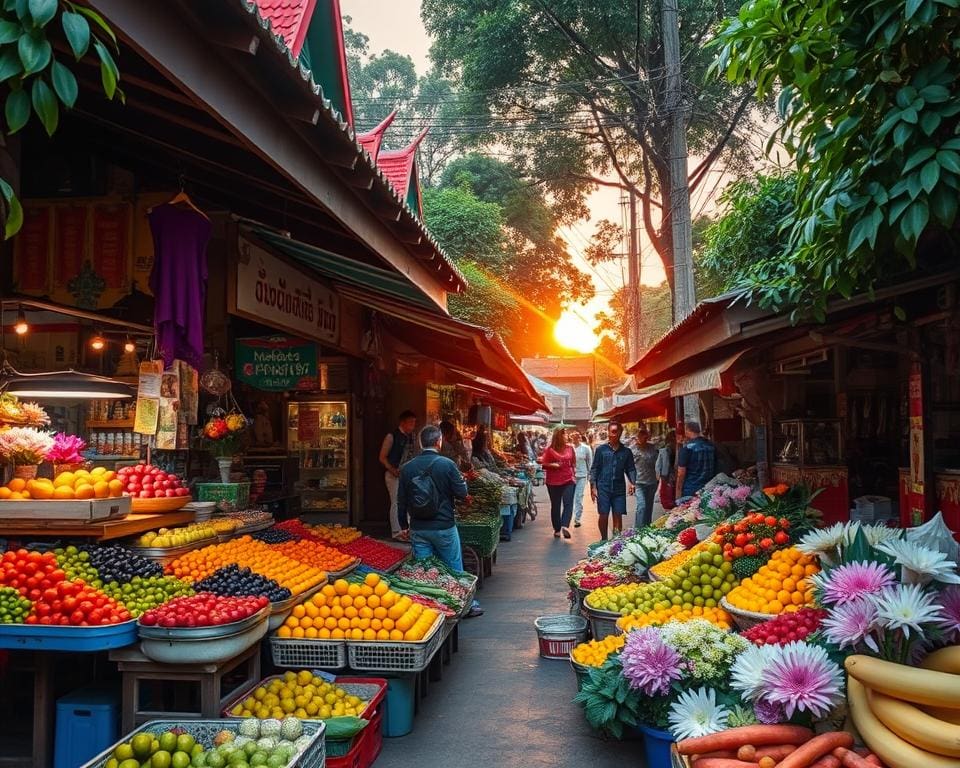 Bewonder de kleurrijke markten van Bangkok, Thailand