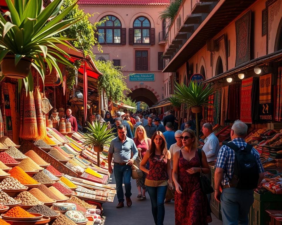 Bewonder de kleurrijke markten van Marrakesh