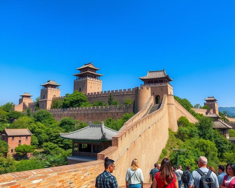 Bewonder de oude stadsmuren van Xi'an, China