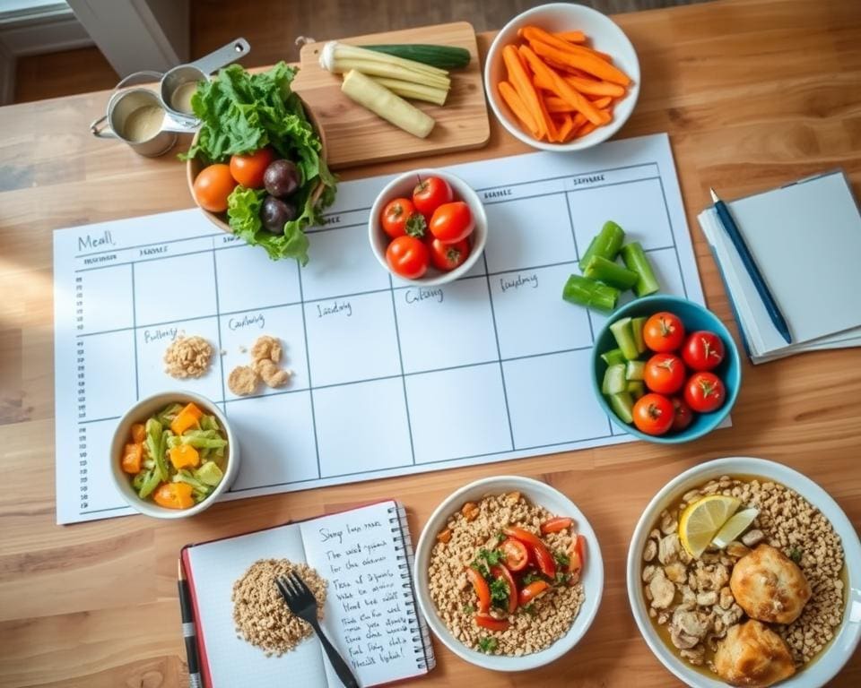 Eenvoudige en voedzame maaltijdplanning voor de week