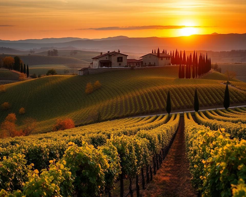 Ontdek de schilderachtige wijngaarden van Toscane