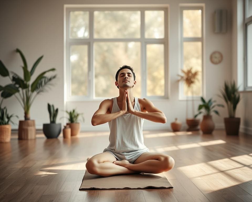 Ontspanning vinden door ademhalingsoefeningen en yoga