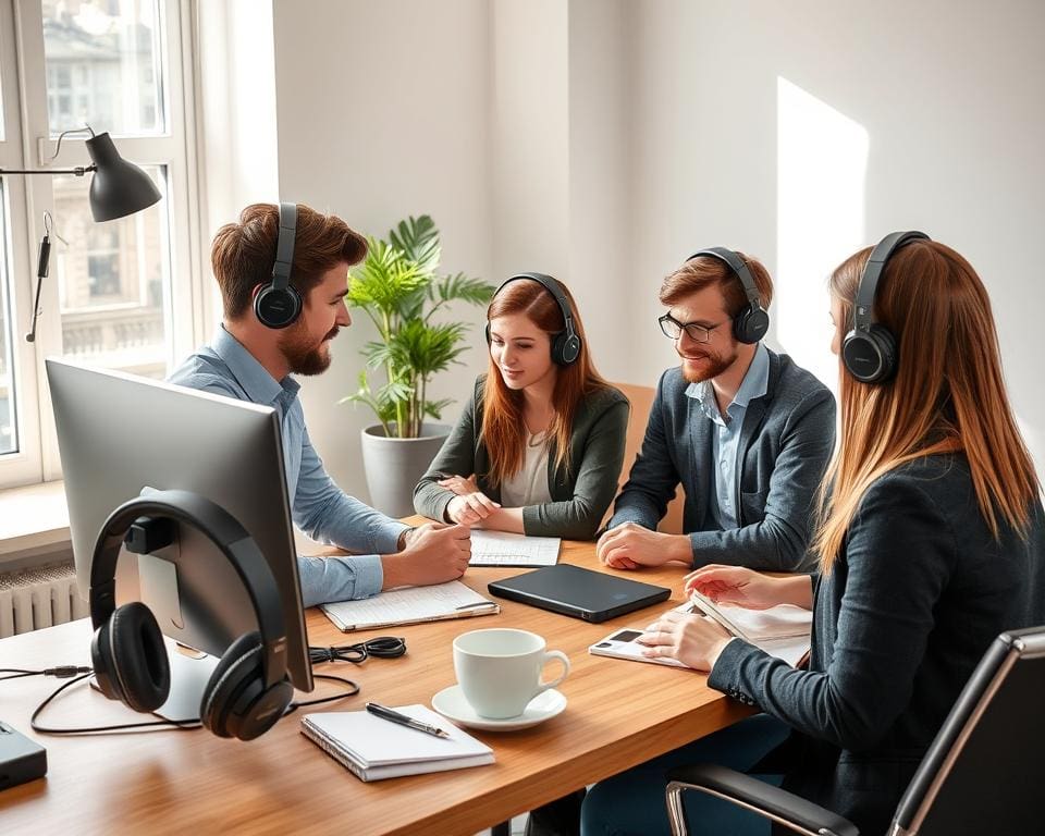 Type headsets voor kantoorwerk