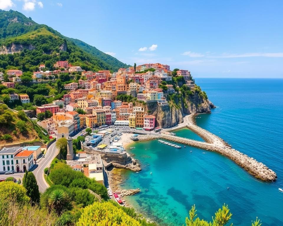 Verken de schilderachtige kust van Amalfi, Italië