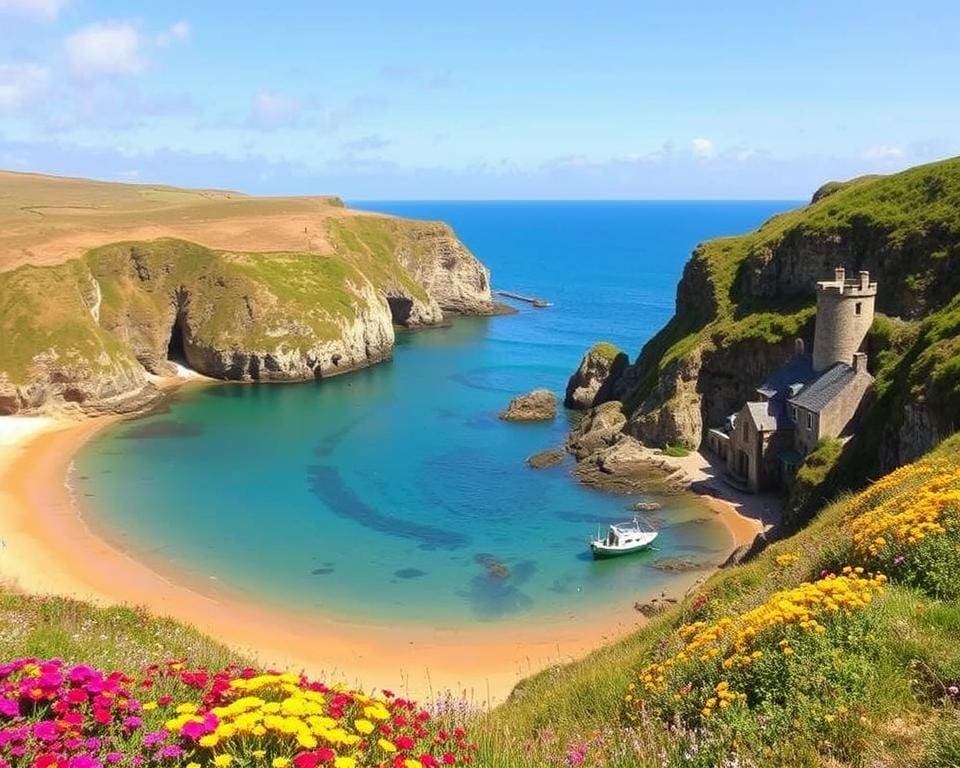 Verken de schilderachtige kust van Cornwall, Engeland