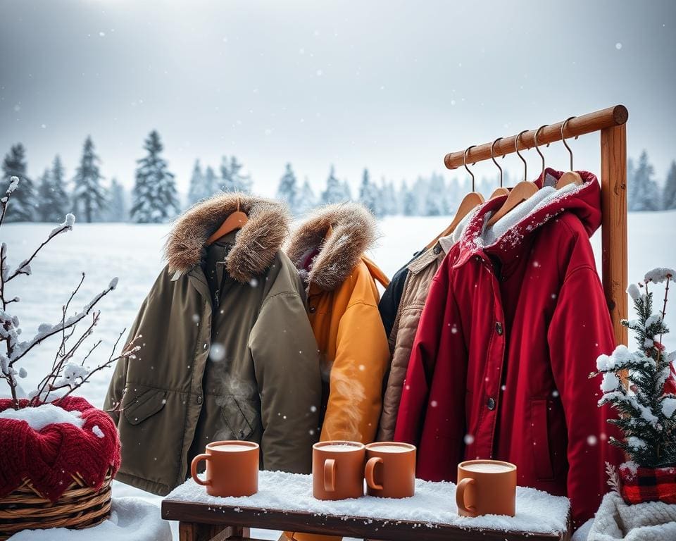 Warme jassen voor koude winterochtenden