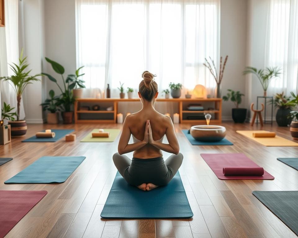 Yoga-oefeningen voor ontspanning en stressvermindering