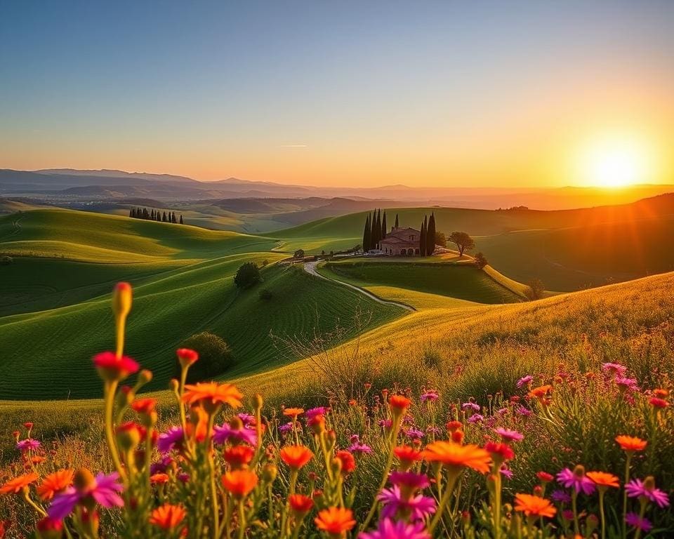 adembenemende uitzichten in Toscane