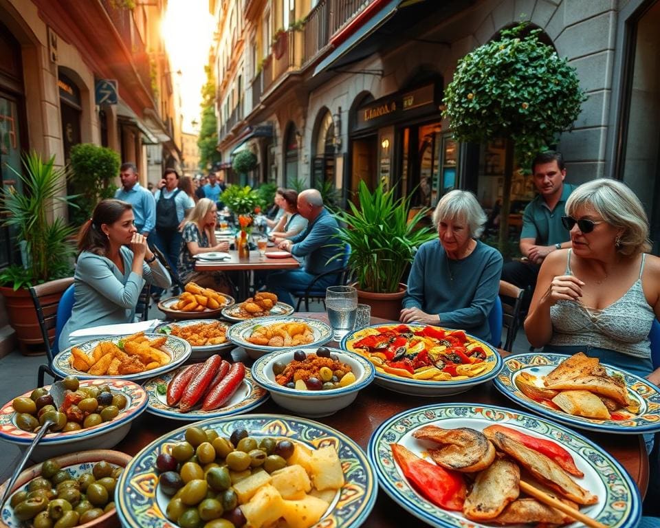 culinaire ervaring van traditionele tapas