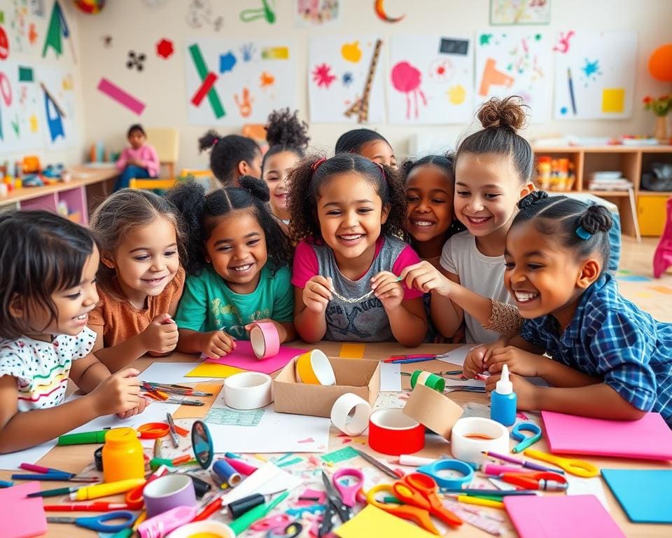 knutselen met kinderen