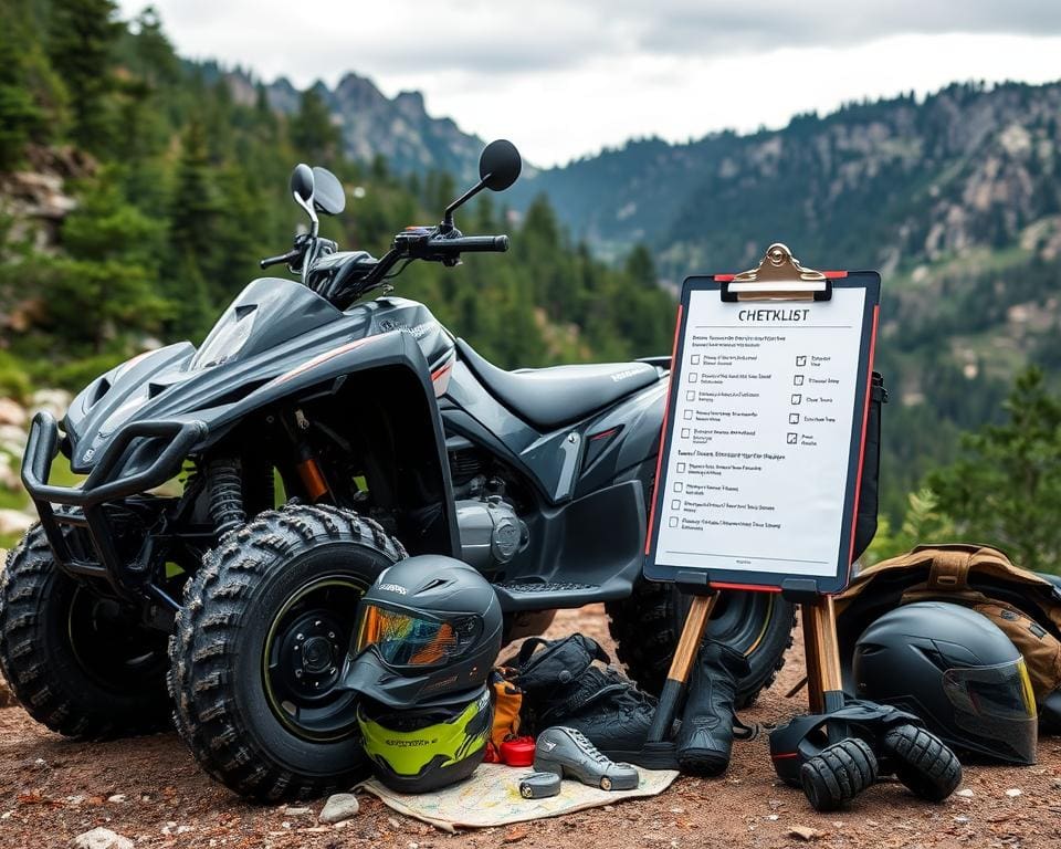 voorbereiding voor off-road rijden