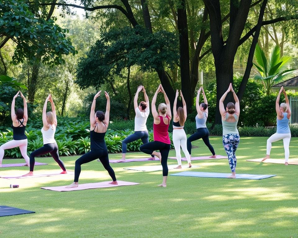 yogahoudingen voor beginners