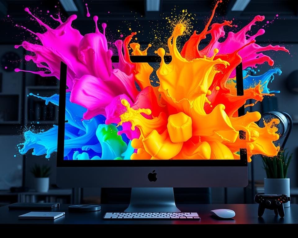 levendige kleuren iMac met Retina-display