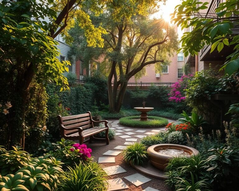 Hoe maak je een kleine tuin sfeervol en groen?