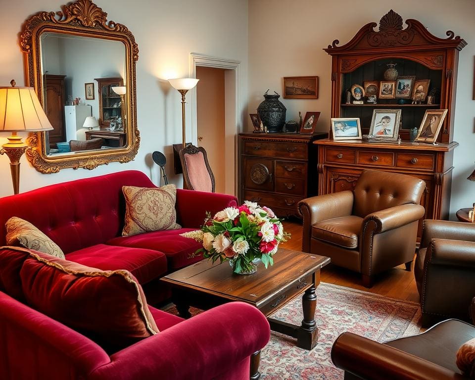 Vintage meubels interieur opfleuren