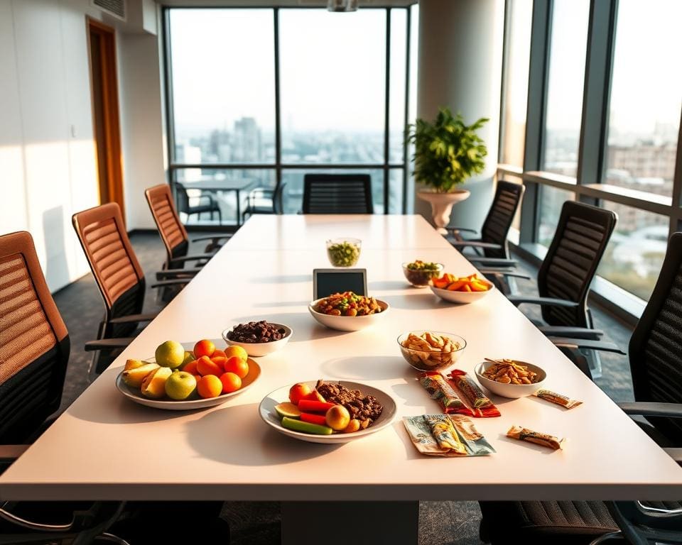 Wat zijn slimme snacks tijdens vergaderingen?