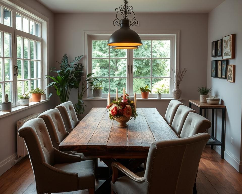 gezellige eetkamer ideeën