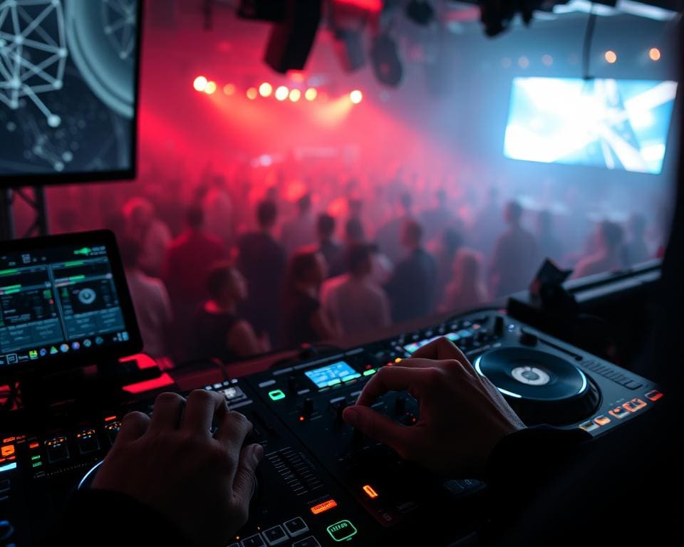 DJ set voorbereidingen