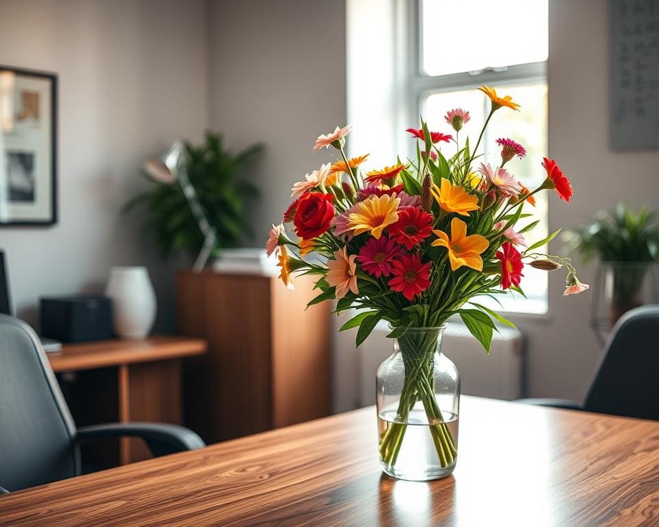 Kun je bloemen op kantoor laten bezorgen in De Meern?