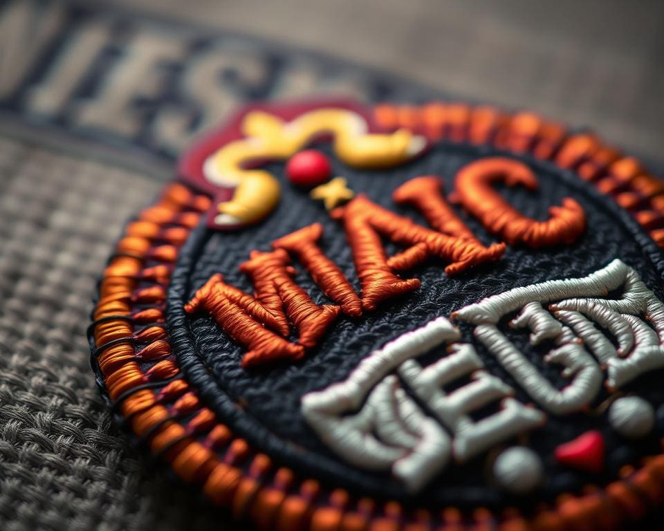 Kun je je merk versterken met een geborduurde badge?