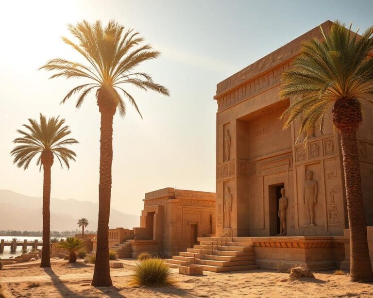 Wat maakt de graven van de edelen in Aswan uniek?