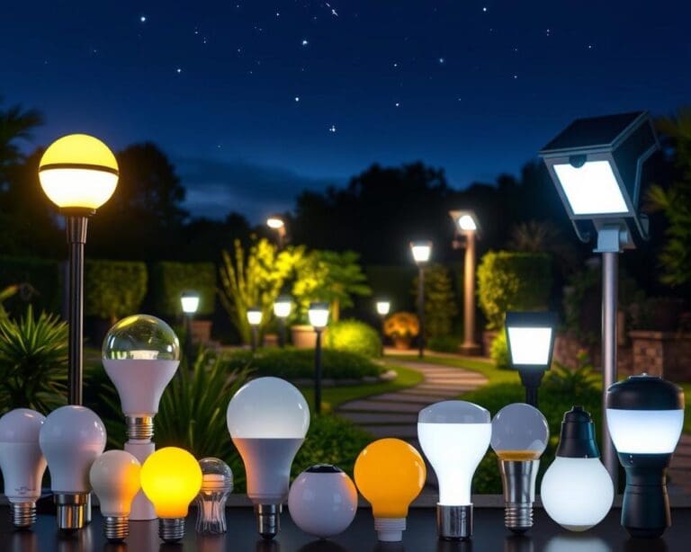 Wat zijn energiezuinige lampen voor buiten?