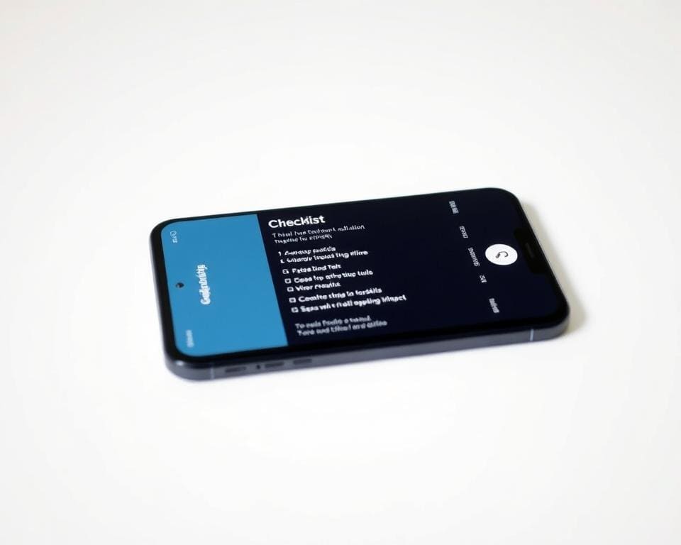 Welke app is ideaal voor het maken van checklists?