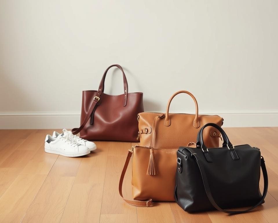 Welke tas past bij je witte sneakers?