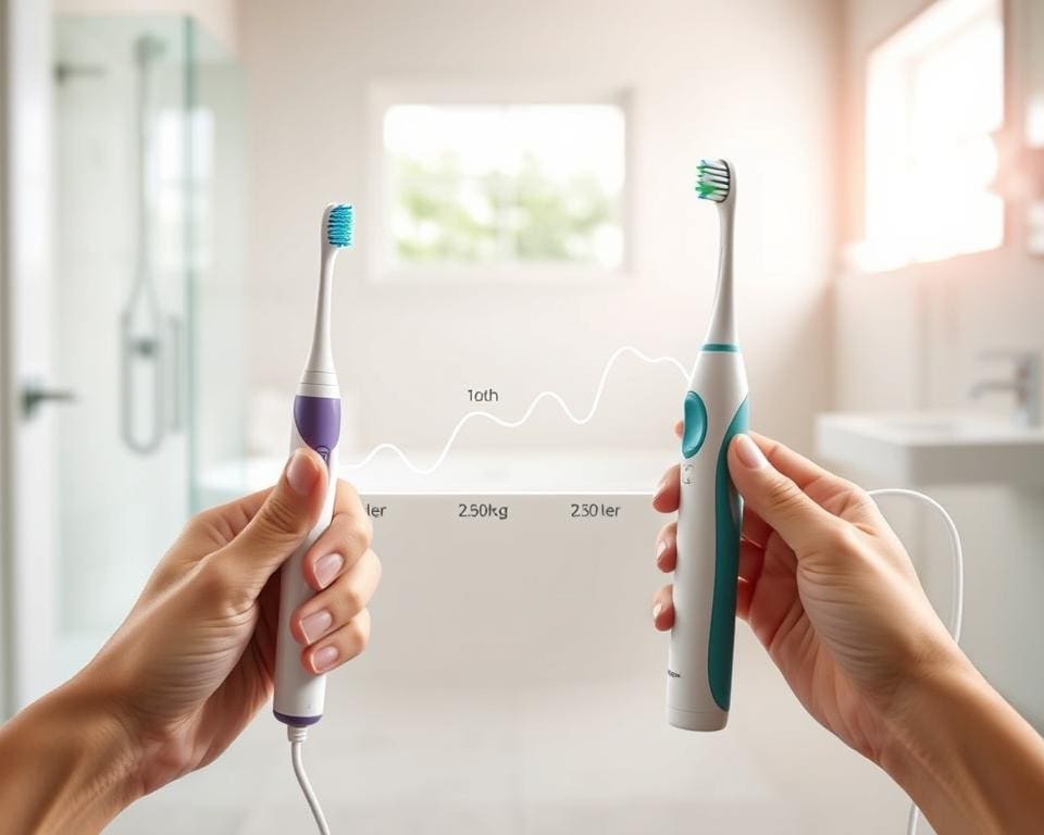 energieverbruik van elektrische tandenborstels