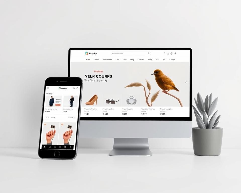 mobielvriendelijke Shopify webshops van Mtea
