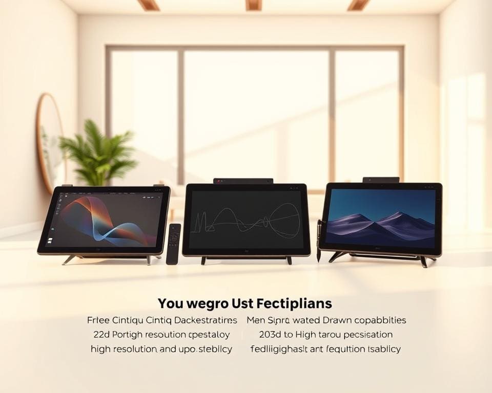 Vergelijking van lichtgewicht alternatieven voor Cintiq