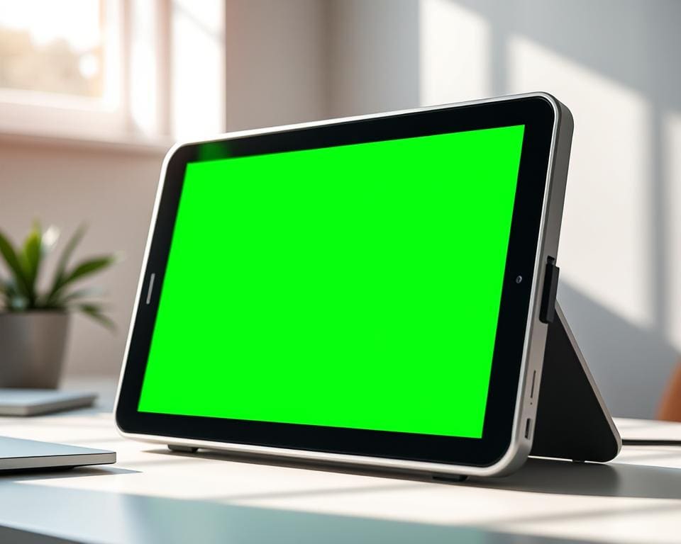kiezen groene screen gadget