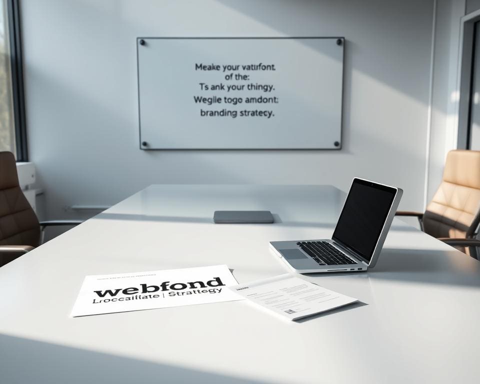 webfonts brandingstrategie merkboodschap psychologische impact