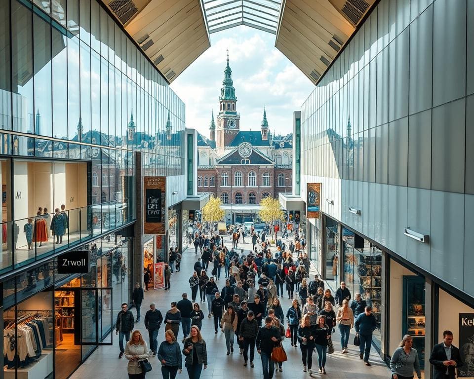 winkelcentra in Zwolle