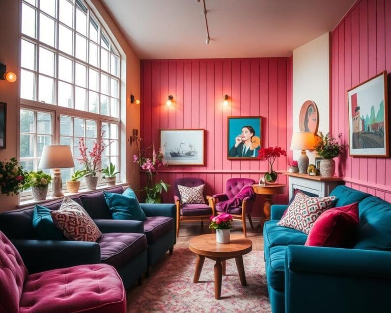 Gezelligheid creëren met licht en kleur