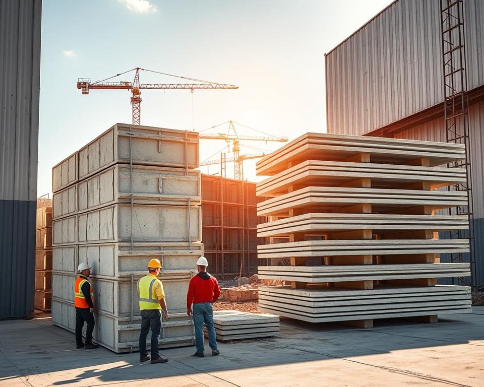 Hoe bespaar je tijd met bouwen dankzij prefab beton?