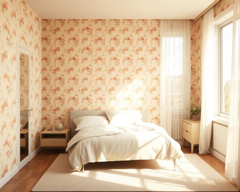 Hoe laat je een kleine kamer groter lijken met behang?