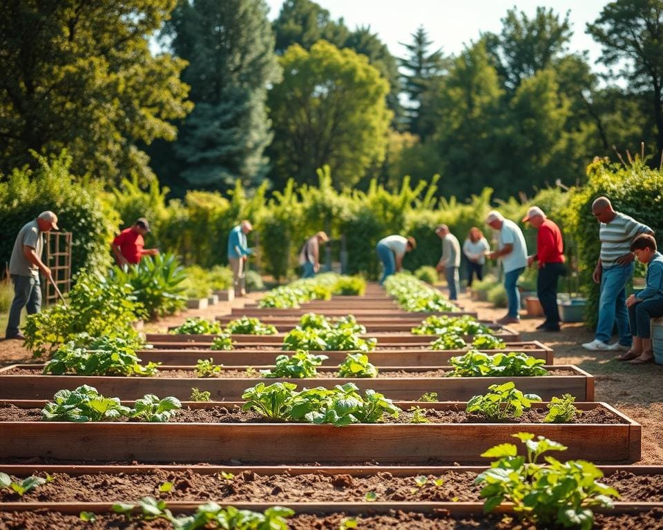 Hoe organiseer je buurtbeheer van een gezamenlijke tuin?