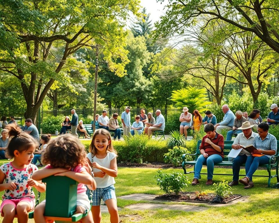 Hoe reageren bewoners op collectieve groenzones?