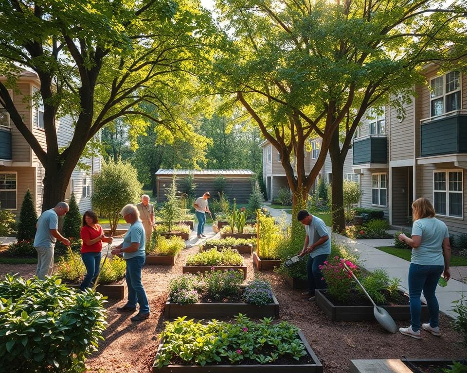 Hoe werkt gemeenschappelijk tuinonderhoud in nieuwbouw?