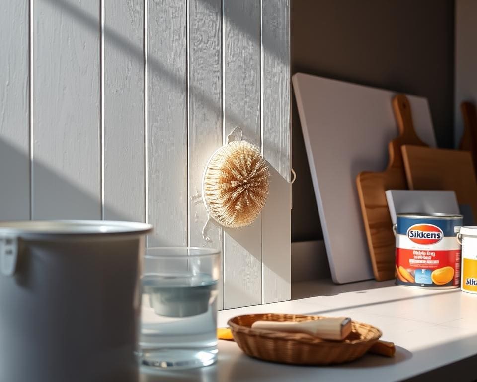 Sikkens verf schoonmaken